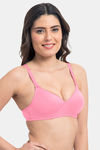 Komli Padded Non-Wired Full Coverage T-Shirt Bra - Baby Pink — thumbnail 6